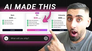 I used AI to code a Beautiful Next.js Pricing Page in 9 Mins! (v0 by Vercel)