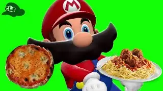 Pizza, Pasta... with SMG4 Mario (The ORIGINAL green screen!)