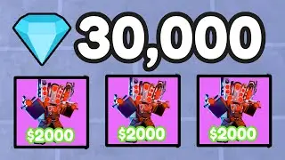SPENDING $30,000 GEMS TO GET THE NEW HYPER SPEAKERMAN IN TOILET TOWER DEFENCE