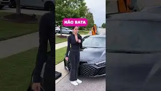 Não fale no microfone e eu o deixarei dirigir meu R8