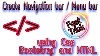 Navigation bar supported for all browser using Bootstrap // Mobile and Desktop view portable in HTML