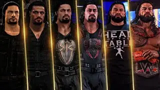 WWE 2K24 - Roman Reigns Entrance Evolution in WWE Games! ( WWE 2K14 To WWE 2K24 )