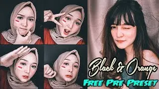 Black & Orange Presets | Lightroom Mobile Preset Tutorial 2019 | Free download DNG/XMP