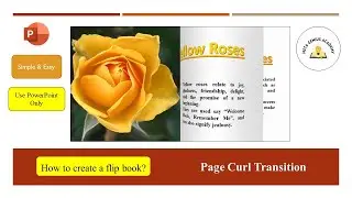 Create a Fun and Professional Slides with a Flip Book Design! [Easy Peasy] [PowerPoint Only]