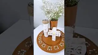 Centro de mesa para Bautizo. #diy #decora #manualidades #decoracion #tutorial