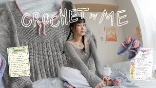 crochet for fall with me ☆ longsleeve & slippers (with free patterns!)