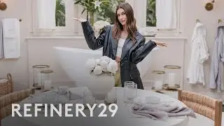 Hailey Bieber's Set Tour of Who’s In My Bathroom? | Set Digs | Refinery29