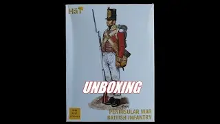 Unboxing boîte de figurines Hät 8186. L'Infanterie Britannique de la Guerre d'Indépendance au 1/72.