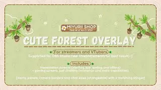Cute Forest Stream Overlay - Presentation Video