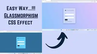 🫗Make easily Glassmorphism effect in CSS | #glassmorphism #css