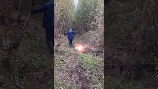 Убираем за собой растяжки #airsoft #страйкбол #неповторять #взрыв
