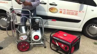 Aparat de muls EMT 1+1 cu generator 2,8 kW
