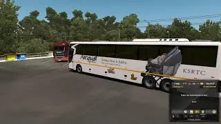 KSRTC Airavata Bus Driving on narrow curvy roads