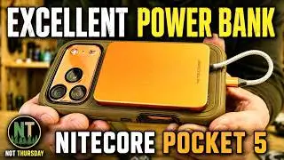 Works great & looks so good  in orange : Nitecore pocket 5 power bank