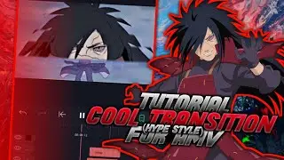 TUTORIAL COOL TRANSITION🥶 FOR AMV (HYPE STYLE) || ALIGHT MOTION || FREE PRESET 📱