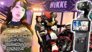 BUSTING OUT the Osmo Pocket 3 on the TGS'24 BABES!! (Tokyo Game Show 2024)