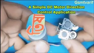 A Simple DC Motor Direction Control Application