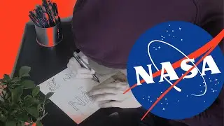 Redesigning the NASA logo  (Full Process)
