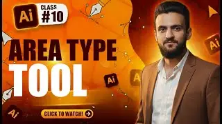 Area Type Tool in Adobe Illustrator 2025 | Text Inside Shapes Explained Step by Step