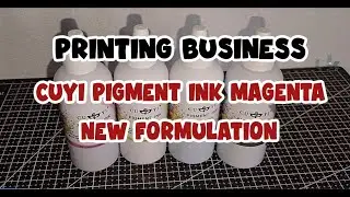 CUYI PIGMENT INK NEW FORMULATION PRINTING BUSINESS