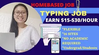EARN $15-$30/HOUR TYPING JOBS ONLINE 2021| HOMEBASED JOB | DATA ENTRY | PWEDE STUDENTS & UNDERGRAD