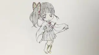 How to Draw  Kanao Easy | demon slayer tiktok