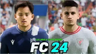FC 24 | LA LIGA U-23 PLAYERS 80+ POTENTIAL WITH REAL FACES