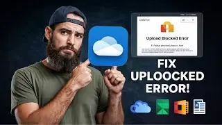 how to fix upload blocked error on onedrive (permission issue solved)
