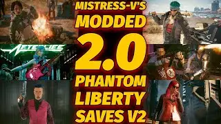 Cyberpunk 2077: Phantom Liberty DLC Starter Save V2 [w/Cheats] 