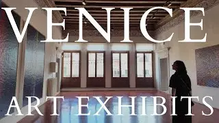 Exploring art exhibits in Venice, Italy...