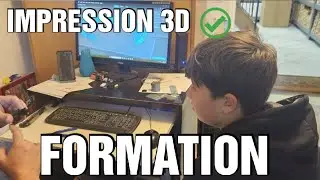1 heure de formation à l'impression 3D chez LV3D. [ formation sur mesure ] @rayanrobert5459