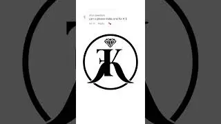 KE jewellers logo design 🥰 #graphicdesgin #logodesign #logo #viralvideo