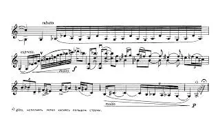 [Melik Mavisakalyan] Sonata For Violin Solo (Score-Video)