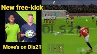 How to score Free kick on Dls21