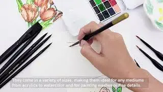 Artist Colour &Artist Brush-ওয়াটার কালার& তুলি #watercolourpainting