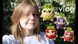 vlog//♡много работаю, мало снимаю♡//бисер//☆