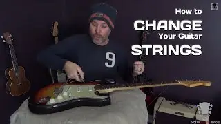 Changing Strings on a Fender Stratocaster Electric Guitar