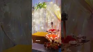 Ganpati Decoration Idea😍😍 #shorts #diy