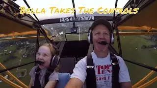 Bella Takes The Controls in the Kitfox (and talks about cows)