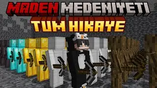 Minecraft ama MADEN MEDENİYETİNDE Hayatta Kalmaya Çalışıyorum...  (TÜM HİKAYE)