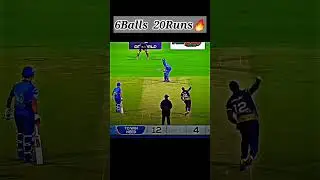 IPL 2023 6 Balls 20 Runs #ipl2023 #psl2023 #cricket #shorts