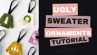 DIY Ugly Sweater Ornaments - Free Templates