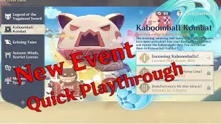 Kaboomball Kombat Event Quick Playthrough - Play Tennis in Genshin Impact