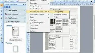 Publisher 2003 Tutorial Setting the Color Printing Options Microsoft Training Lesson 12.1
