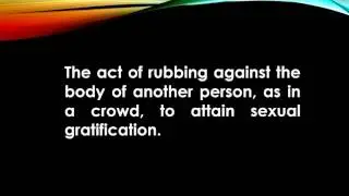 Frottage (Sex) Definition by Kyle Phoenix