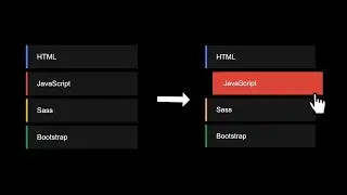 Créer une liste animée (Facile - HTML et CSS)