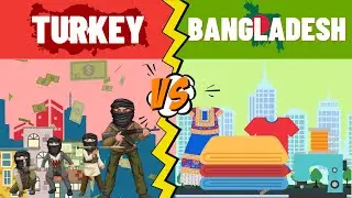 Turkey vs Bangladesh - Country Comparison | Bangladesh vs Turkey | Country Comparison@DataElephant