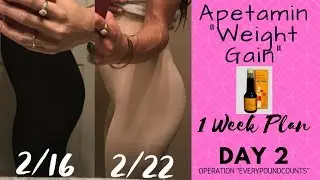Apetamin Weight Gain Journey | Day 2 | Fast Weight Gain Guaranteed