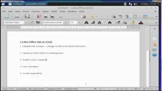 Linux Tip: 5 Libre Office Writer Tips & Tricks