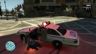 GTA 4 - Office Massacre + Six Star Escape
